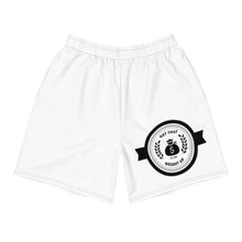 Load image into Gallery viewer, Get That Weight Up Men's Athletic White Long Shorts