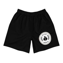 Load image into Gallery viewer, Get That Weight Up Men's Black Athletic Long Shorts