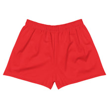 Load image into Gallery viewer, Get That Weight Up Women's Athletic Red Short Shorts