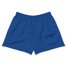 Load image into Gallery viewer, Get That Weight Up Women's Athletic Blue Short Shorts