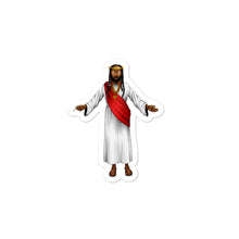 Load image into Gallery viewer, Black Gesus Bubble-free stickers