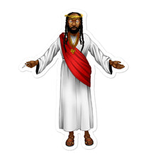Load image into Gallery viewer, Black Gesus Bubble-free stickers