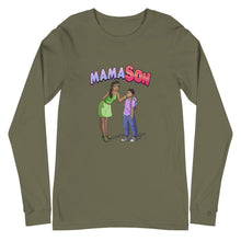 Load image into Gallery viewer, Ghetto Soldiers “MamaSon” Unisex Long Sleeve Tee