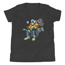 Load image into Gallery viewer, Hip Hop Panda Warrior Youth Short Sleeve T-Shirt