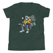 Load image into Gallery viewer, Hip Hop Panda Warrior Youth Short Sleeve T-Shirt