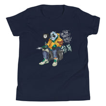 Load image into Gallery viewer, Hip Hop Panda Warrior Youth Short Sleeve T-Shirt