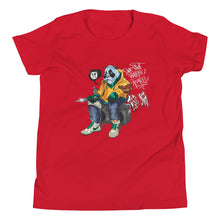 Load image into Gallery viewer, Hip Hop Panda Warrior Youth Short Sleeve T-Shirt
