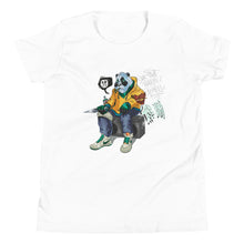 Load image into Gallery viewer, Hip Hop Panda Warrior Youth Short Sleeve T-Shirt
