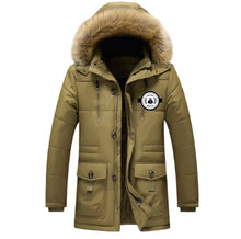 Load image into Gallery viewer, Fur Hood Fleece Coat
