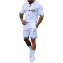 Load image into Gallery viewer, Men Button Up Short Set
