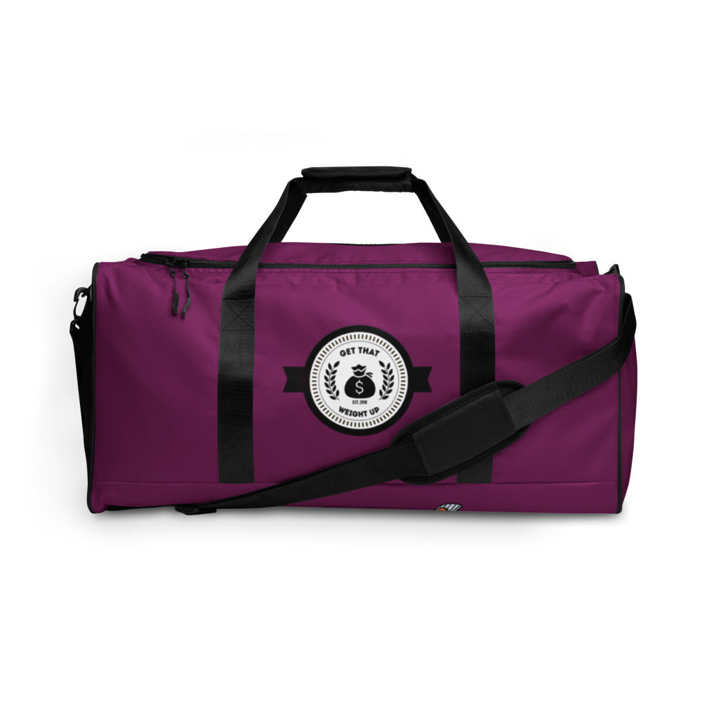 Get That Weight Up Purple Duffle bag