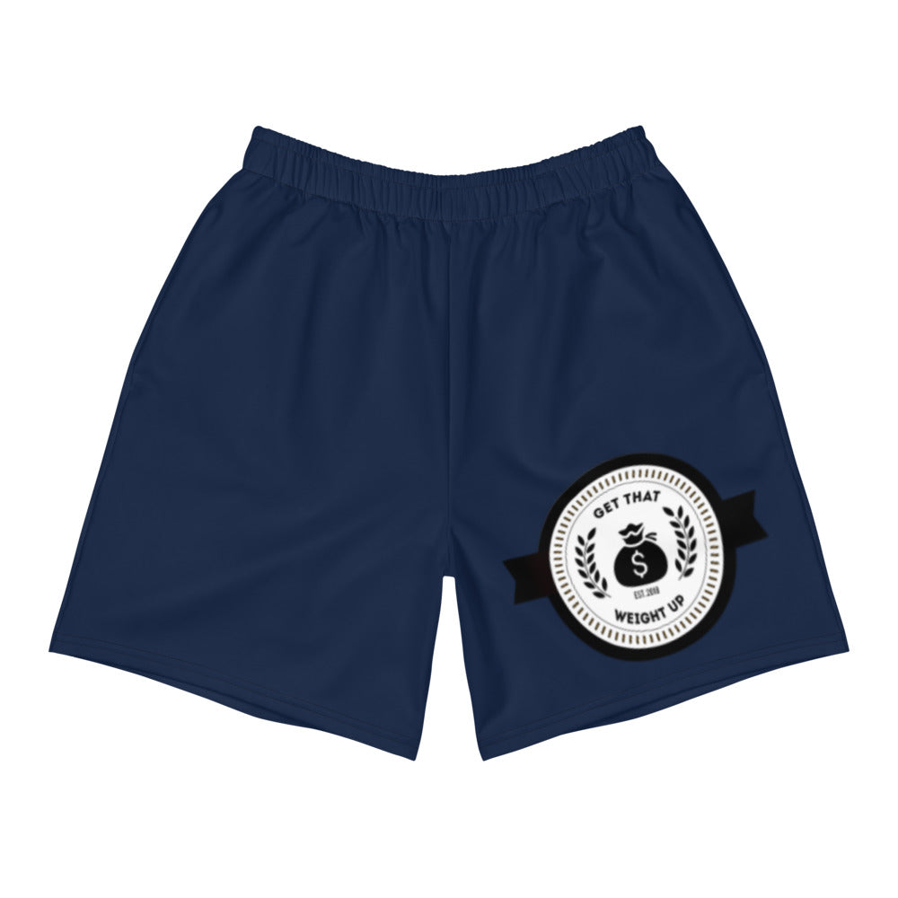 Get That Weight Up Men's Athletic Navy Long Shorts