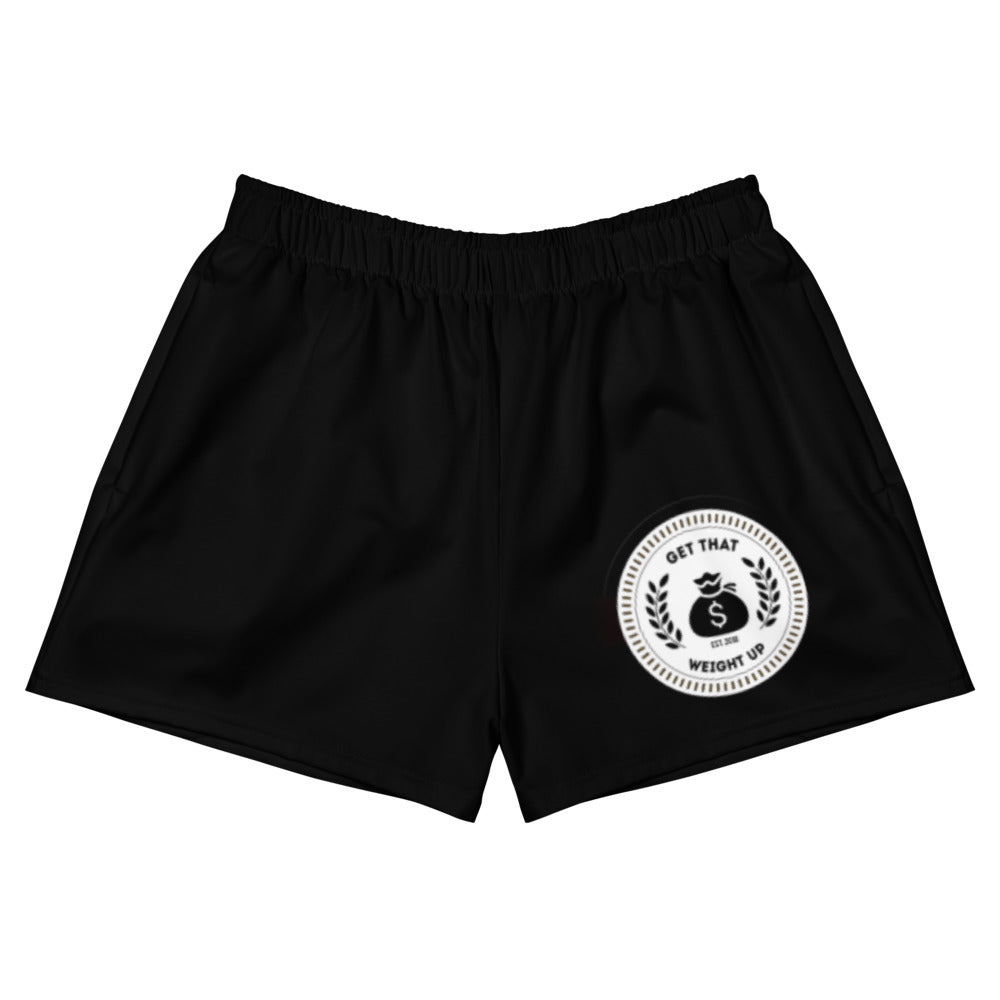 Get That Weight Up Women's Athletic Black Short Shorts