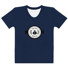 Load image into Gallery viewer, Get That Weight Up Women&#39;s Navy  T-shirt
