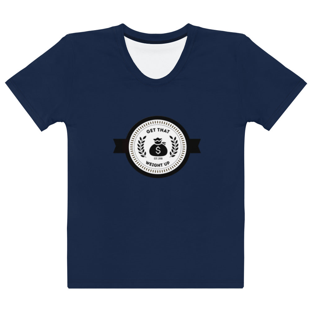 Get That Weight Up Women's Navy  T-shirt