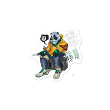 Load image into Gallery viewer, Hip Hop Panda Warrior Bubble-free stickers
