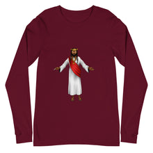 Load image into Gallery viewer, BLACK GESUS Unisex Long Sleeve Tee
