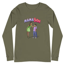 Load image into Gallery viewer, Ghetto Soldiers “MamaSon” Unisex Long Sleeve Tee
